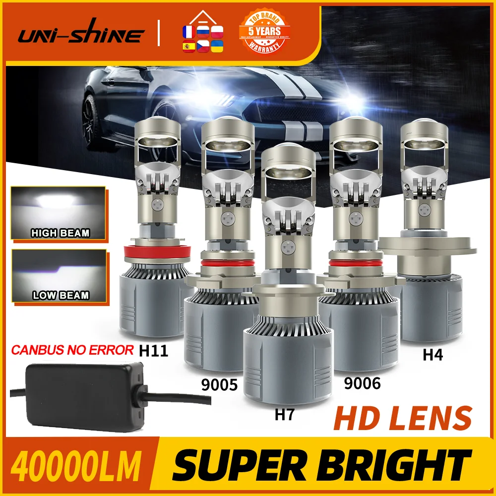 UNI-SHINE LED ̴  , H11, 9005, HB3, 9006, HB4, 6500K, 12V, 24V, LHD, RHD, ,   ĵ, ڵ Ʈ , 40000LM,